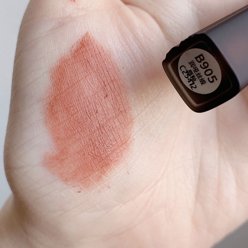 モイストベルベットリップラッカー/COLORKEY/口紅を使ったクチコミ（3枚目）