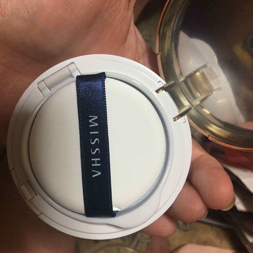 M クッション ファンデーション(モイスチャー)/MISSHA/クッションファンデーションを使ったクチコミ(2枚目)