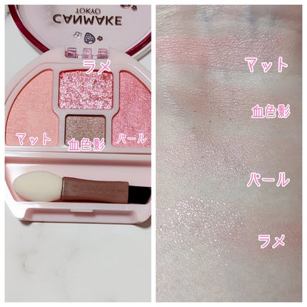 プランぷくコーデアイズ/キャンメイク/パウダーアイシャドウを使ったクチコミ(2枚目)