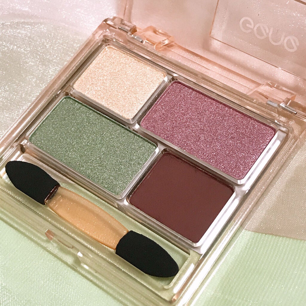 GENE TOKYO リラクシーアイシャドウ/DAISO/アイシャドウパレットを使ったクチコミ(2枚目)