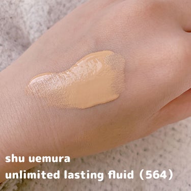 アンリミテッド ラスティング フルイド/shu uemura/リキッドファンデーションを使ったクチコミ（3枚目）