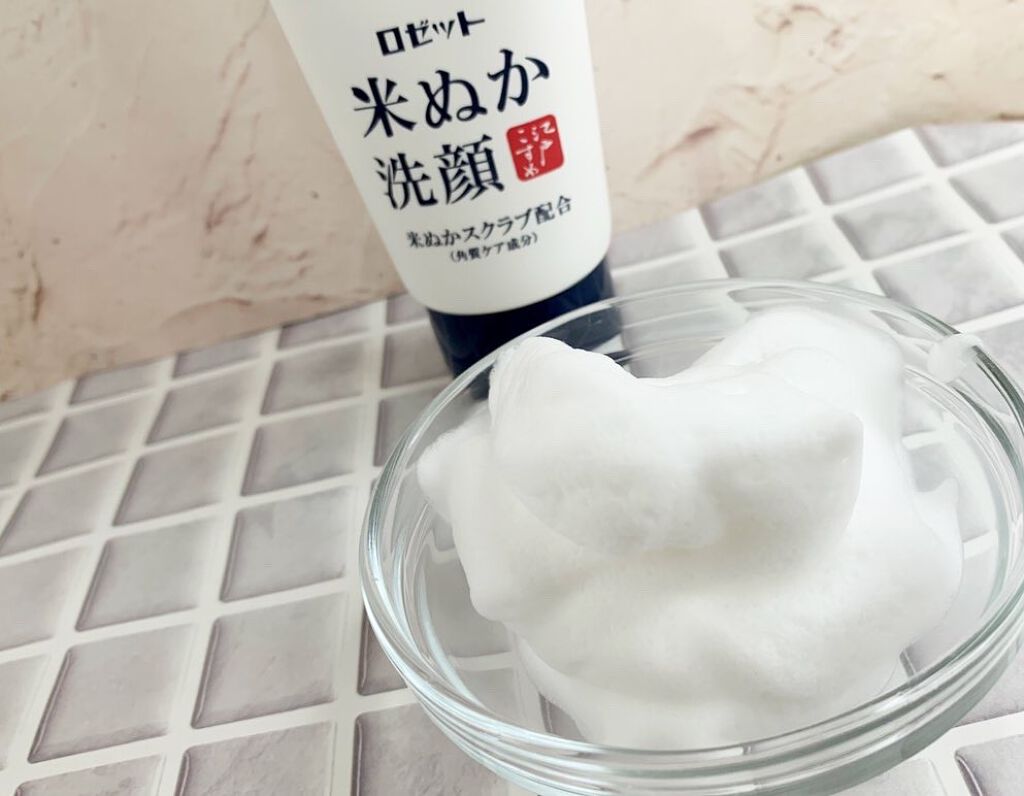 江戸こすめ 米ぬか洗顔/ロゼット/洗顔フォームを使ったクチコミ(3枚目)