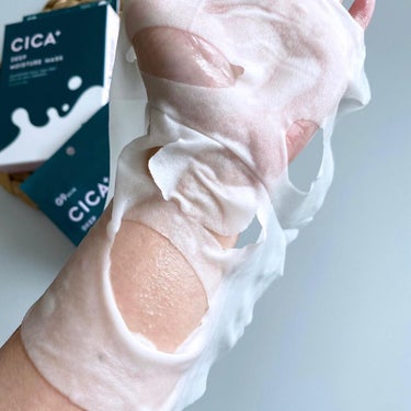 G9SKIN シカプラス ディープモイスチャーマスクのクチコミ「CICA MOIST MASK
⁡
⁡
⁡
⁡
日本限定のCICAマスク。
⁡
⁡
シートにた.....」（3枚目）