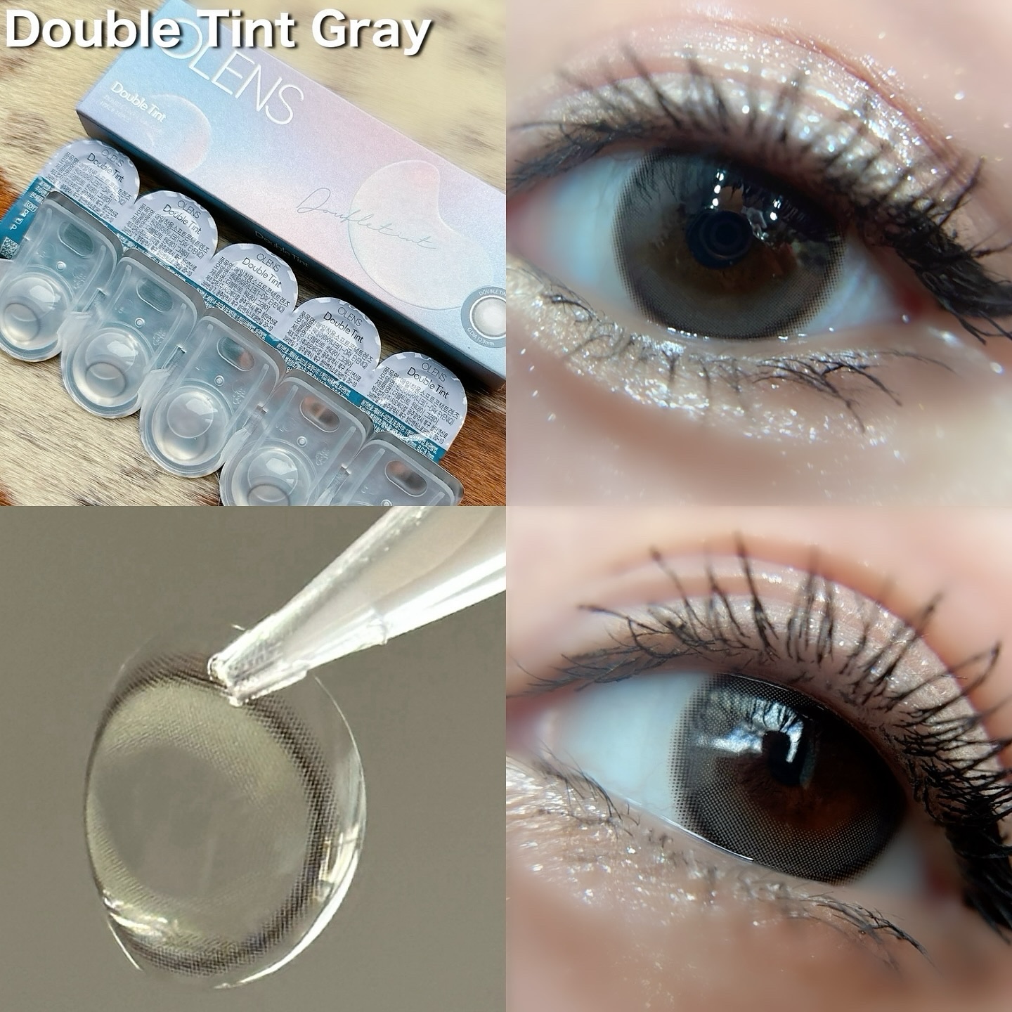 Real Ring 1day グレー/OLENS/ワンデー（１DAY）カラコンを使ったクチコミ（3枚目）