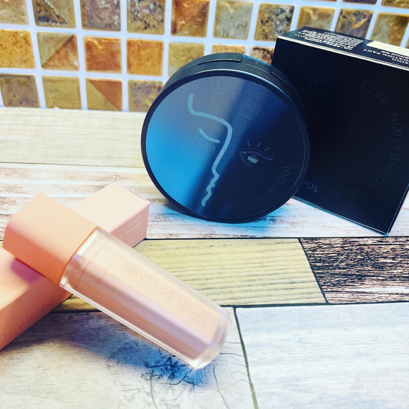 ジャビンドゥソウル ウインクファンデーションパクト/Javin De Seoul/クッションファンデーションを使ったクチコミ(1枚目)