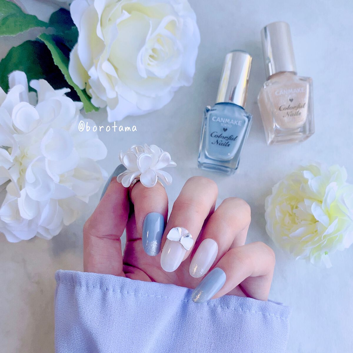 カラフルネイルズ/キャンメイク/マニキュアを使ったクチコミ（2枚目）