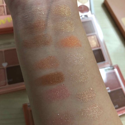 ソフト ムード アイシャドウ パレット/Peach C/アイシャドウパレットを使ったクチコミ(3枚目)