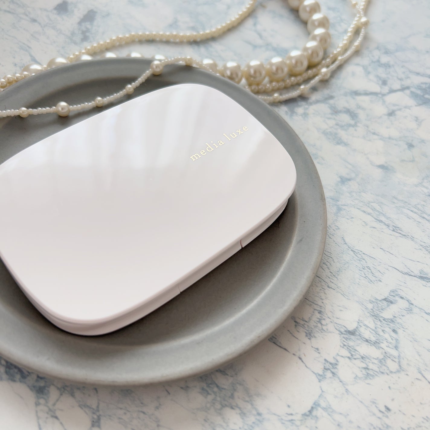 パウダーファンデーション/media luxe/パウダーファンデーションを使ったクチコミ(2枚目)