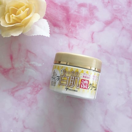 金のプラセンタもっちり白肌濃クリーム/ホワイトラベル/フェイスクリームを使ったクチコミ(6枚目)