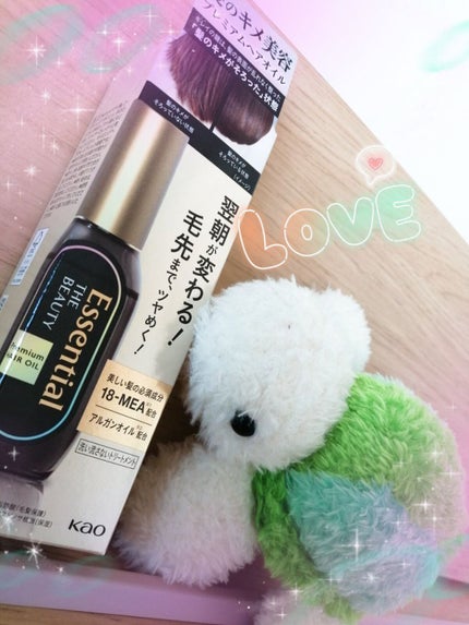 髪のキメ美容プレミアムヘアオイル/エッセンシャル/ヘアオイルを使ったクチコミ(1枚目)