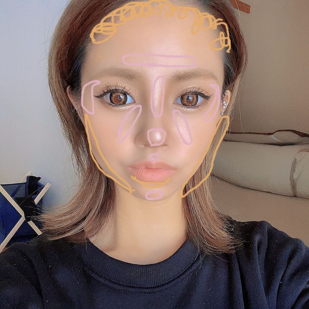 UR GLAM　コントゥアリングブラシA/U R GLAM/メイクブラシを使ったクチコミ（2枚目）