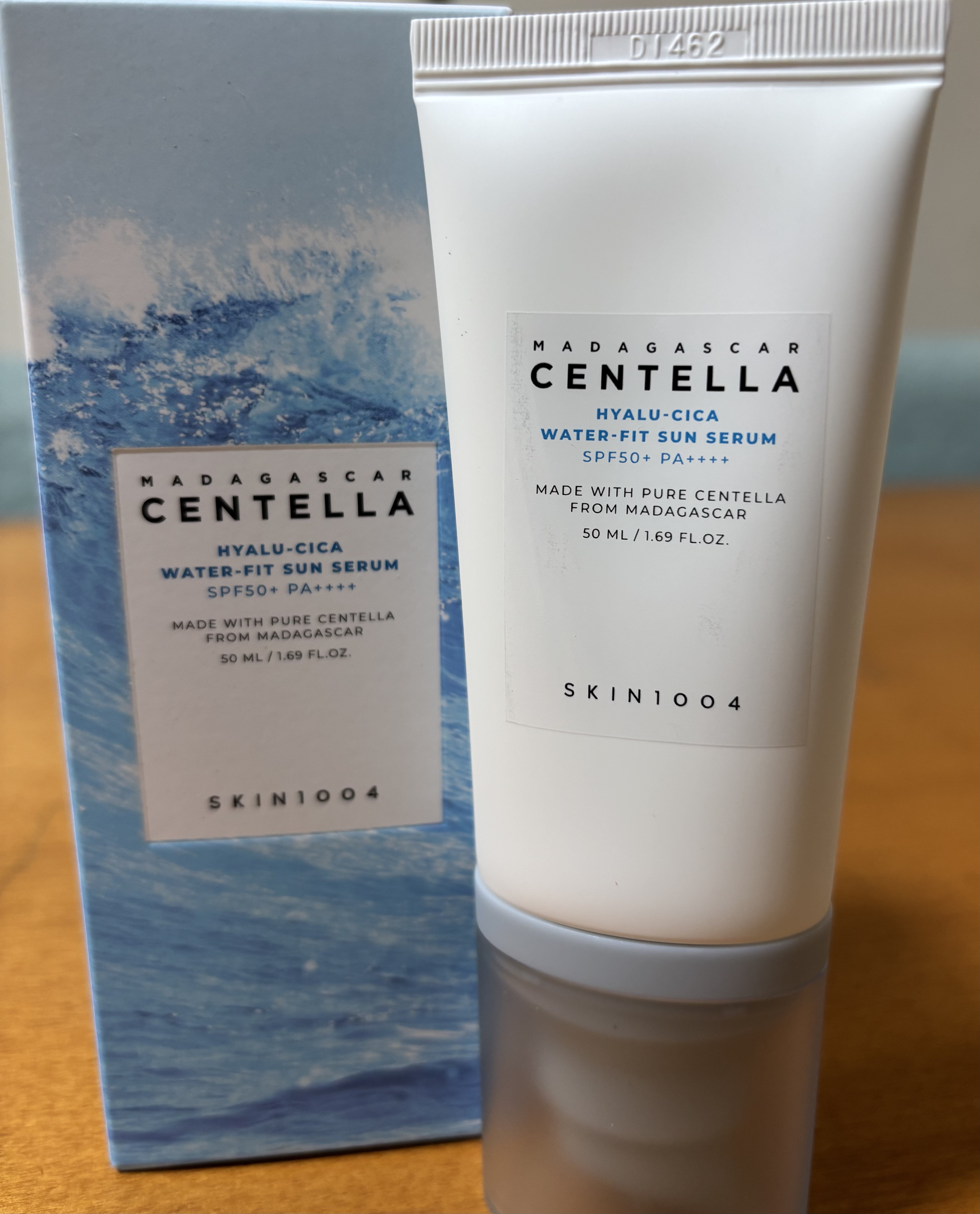 ヒアルーシカ ウォーターフィット サンセラム/SKIN1004/日焼け止めローションを使ったクチコミ（1枚目）