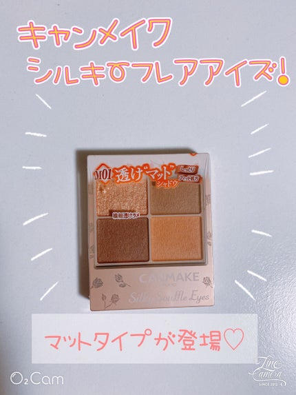 シルキースフレアイズ(マットタイプ)/キャンメイク/アイシャドウパレットを使ったクチコミ(1枚目)