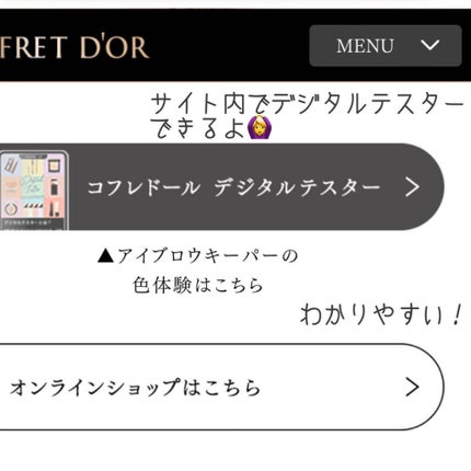 アイブロウキーパー/コフレドール/パウダーアイブロウを使ったクチコミ(10枚目)
