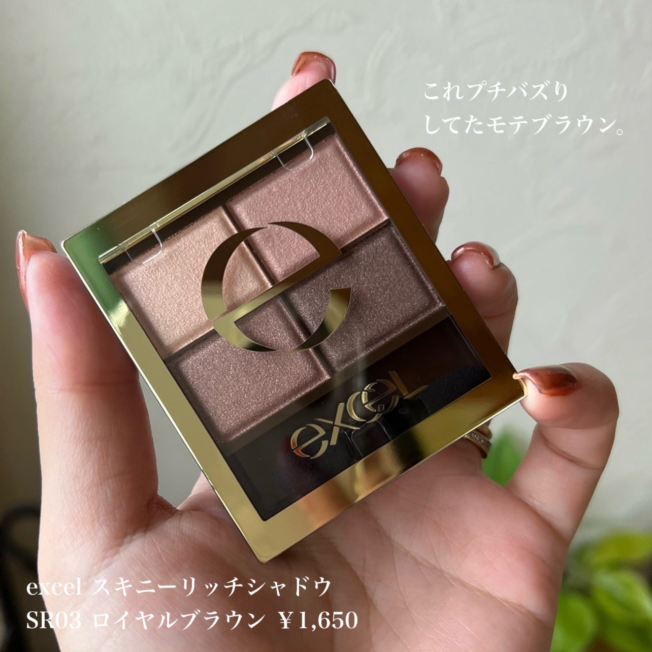 スキニーリッチシャドウ/excel/アイシャドウパレットを使ったクチコミ(2枚目)