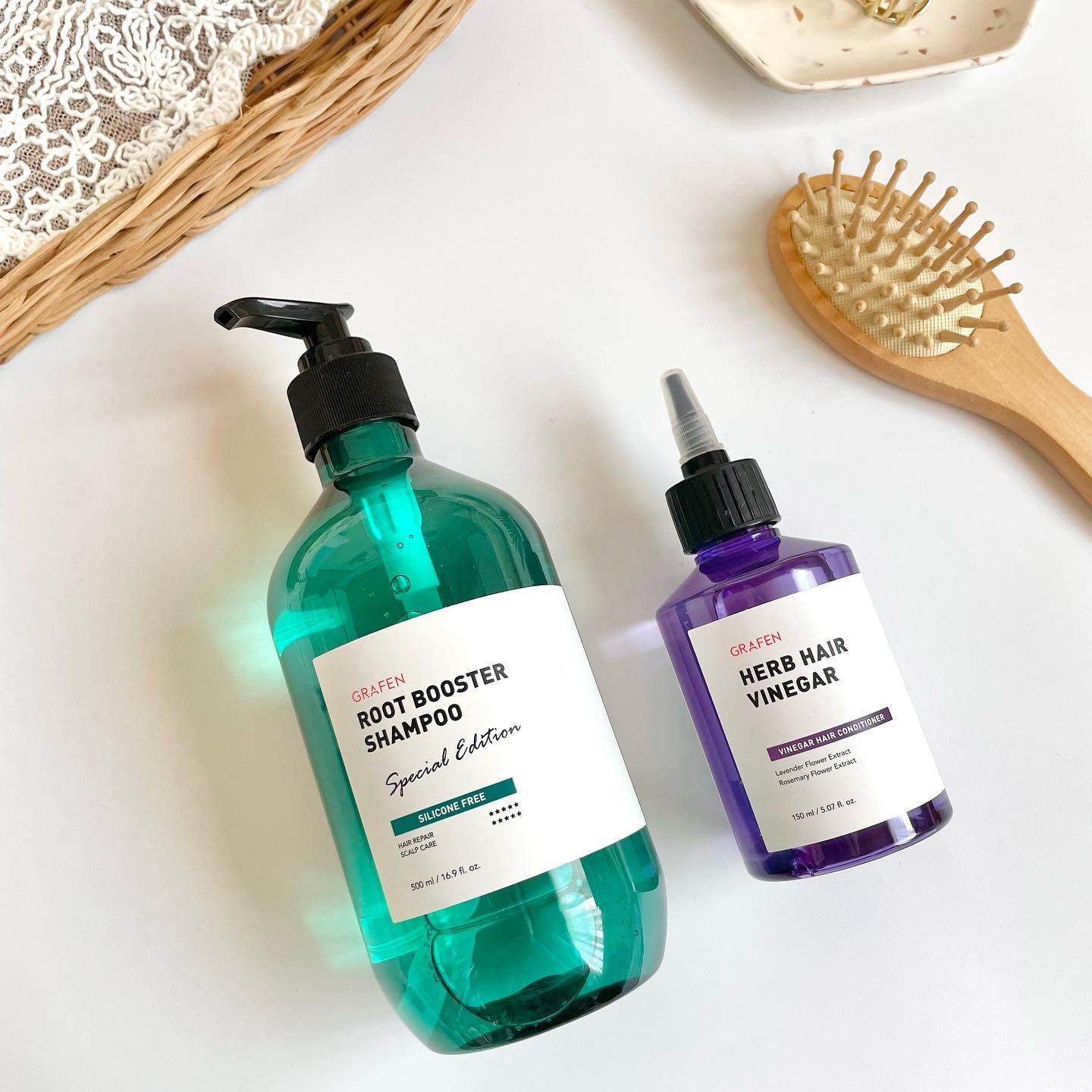 ハーブウォータートリートメントビネガー/GRAFEN /洗い流すヘアトリートメントを使ったクチコミ（1枚目）