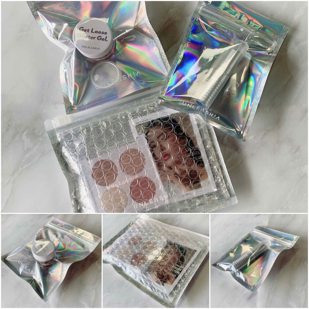 グリッタリーウェブリップバーム/unleashia/リップケアを使ったクチコミ（2枚目）