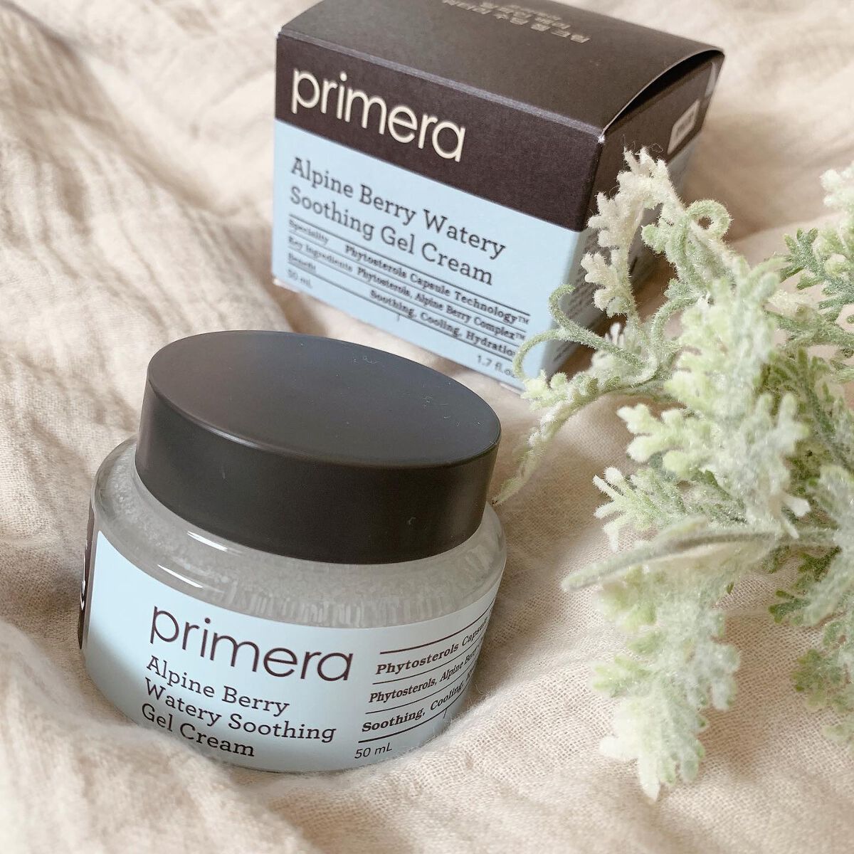 アルパインベリーウォータージェルクリーム/primera/フェイスクリームを使ったクチコミ（1枚目）