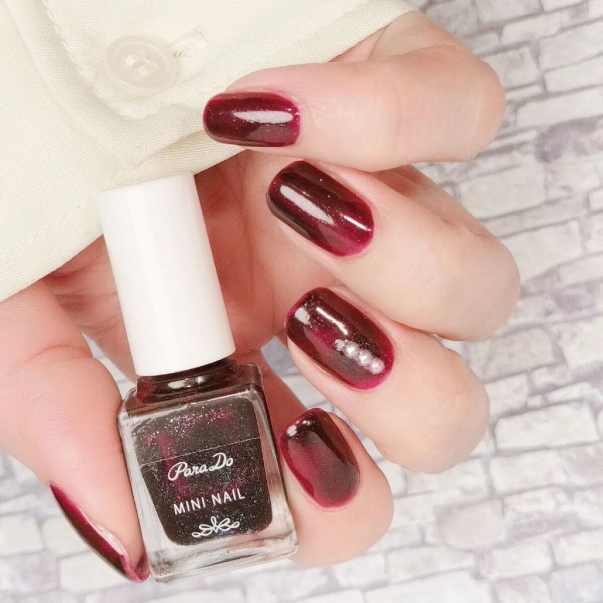 ミニネイル RD10 フローズンベリー/パラドゥ/マニキュアを使ったクチコミ（1枚目）