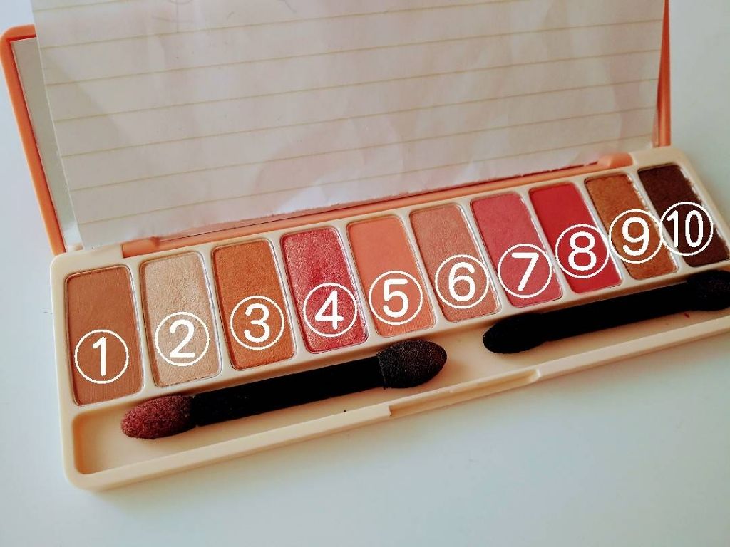 プレイカラー アイシャドウ/ETUDE/アイシャドウパレットを使ったクチコミ（2枚目）