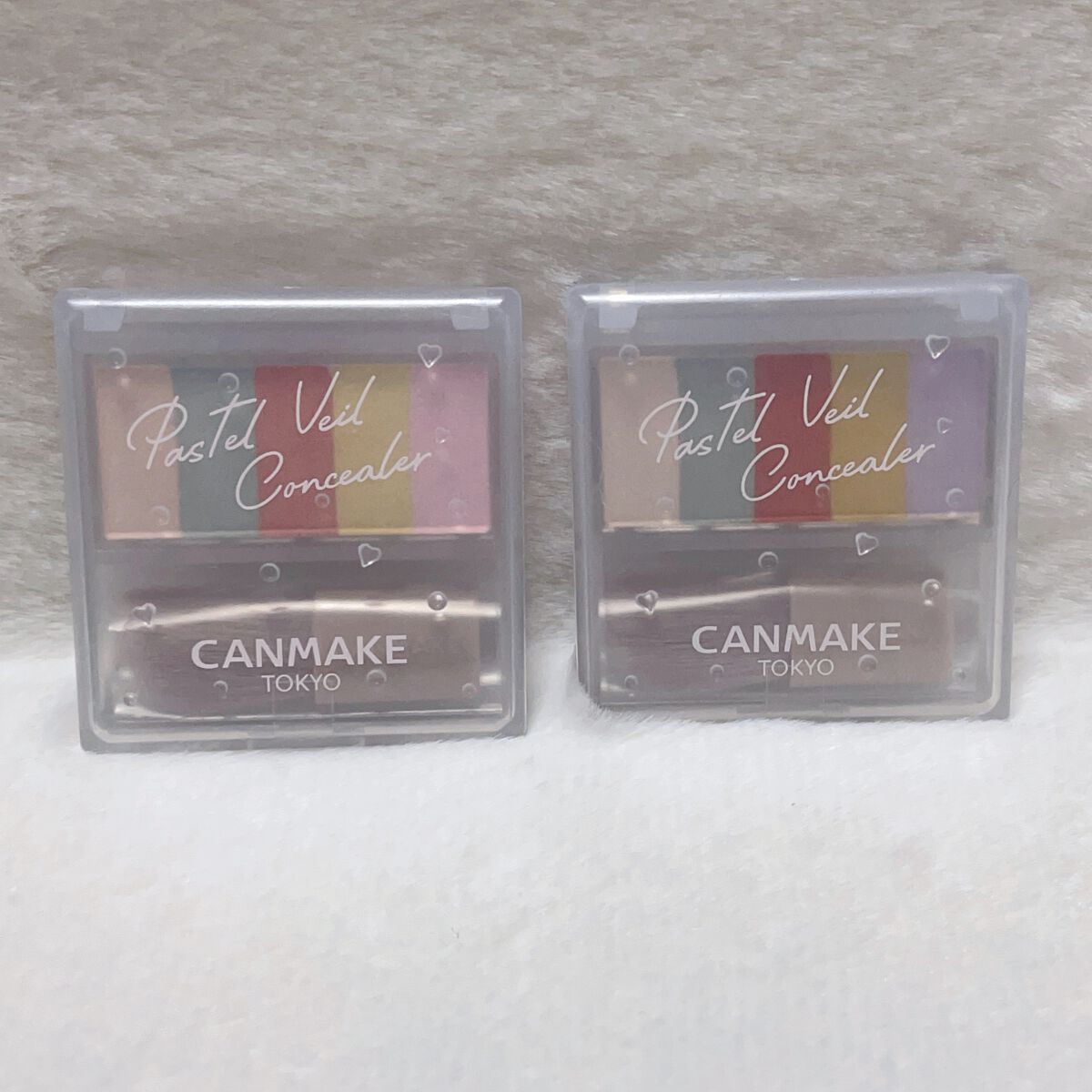 パステルヴェールコンシーラー/キャンメイク/パレットコンシーラーを使ったクチコミ（1枚目）