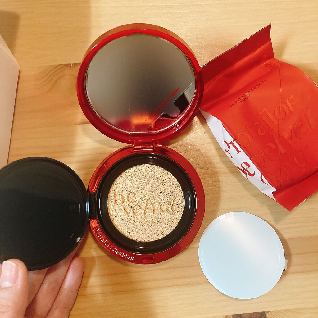 プロテーラービーベルベットカバークッション/espoir/クッションファンデーションを使ったクチコミ（2枚目）