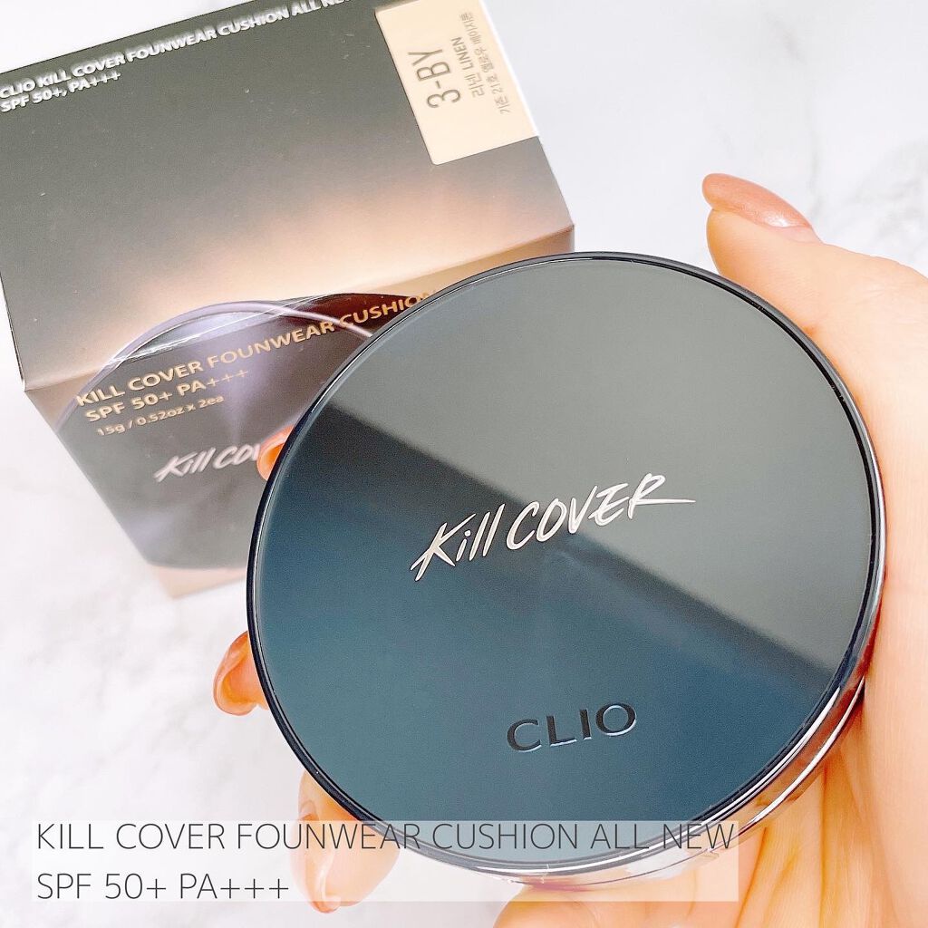 キル カバー ファンウェア クッション エックスピー/CLIO/クッションファンデーションを使ったクチコミ（2枚目）