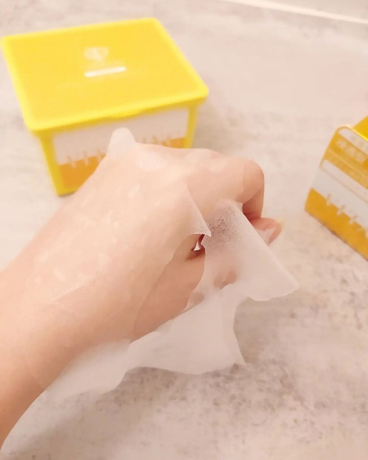 VITAMINC タイトスキンシートマスク/Grande Prossimo/シートマスク・パックを使ったクチコミ(4枚目)