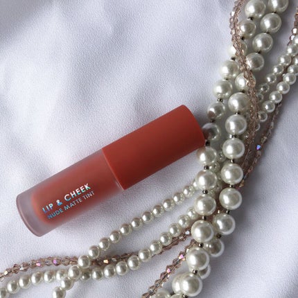 リップアンドチーク ヌードマットティント/CathyDoll/リップティントを使ったクチコミ(4枚目)