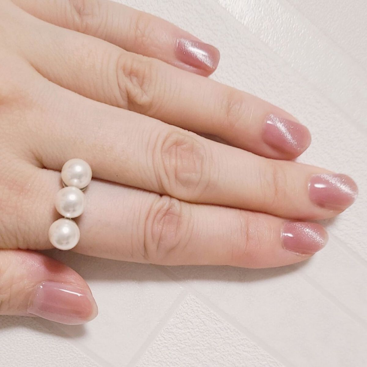 Milkyway&Cat's eye gel/ANNUUM/ジェルネイルを使ったクチコミ（3枚目）