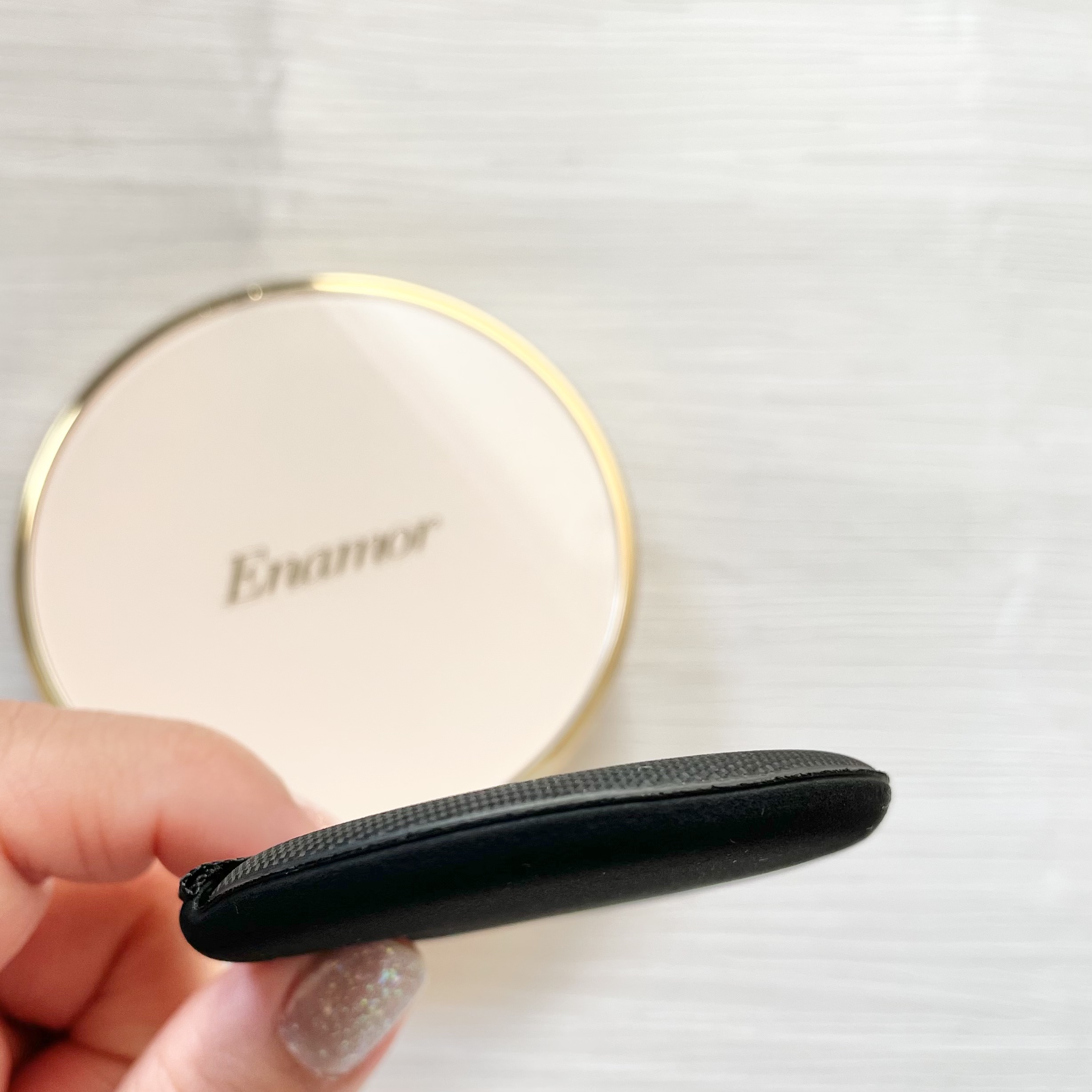 ライトフィット ハーフグロウ クッションファンデーション 02 ナチュラル/Enamor/クッションファンデーションを使ったクチコミ（3枚目）