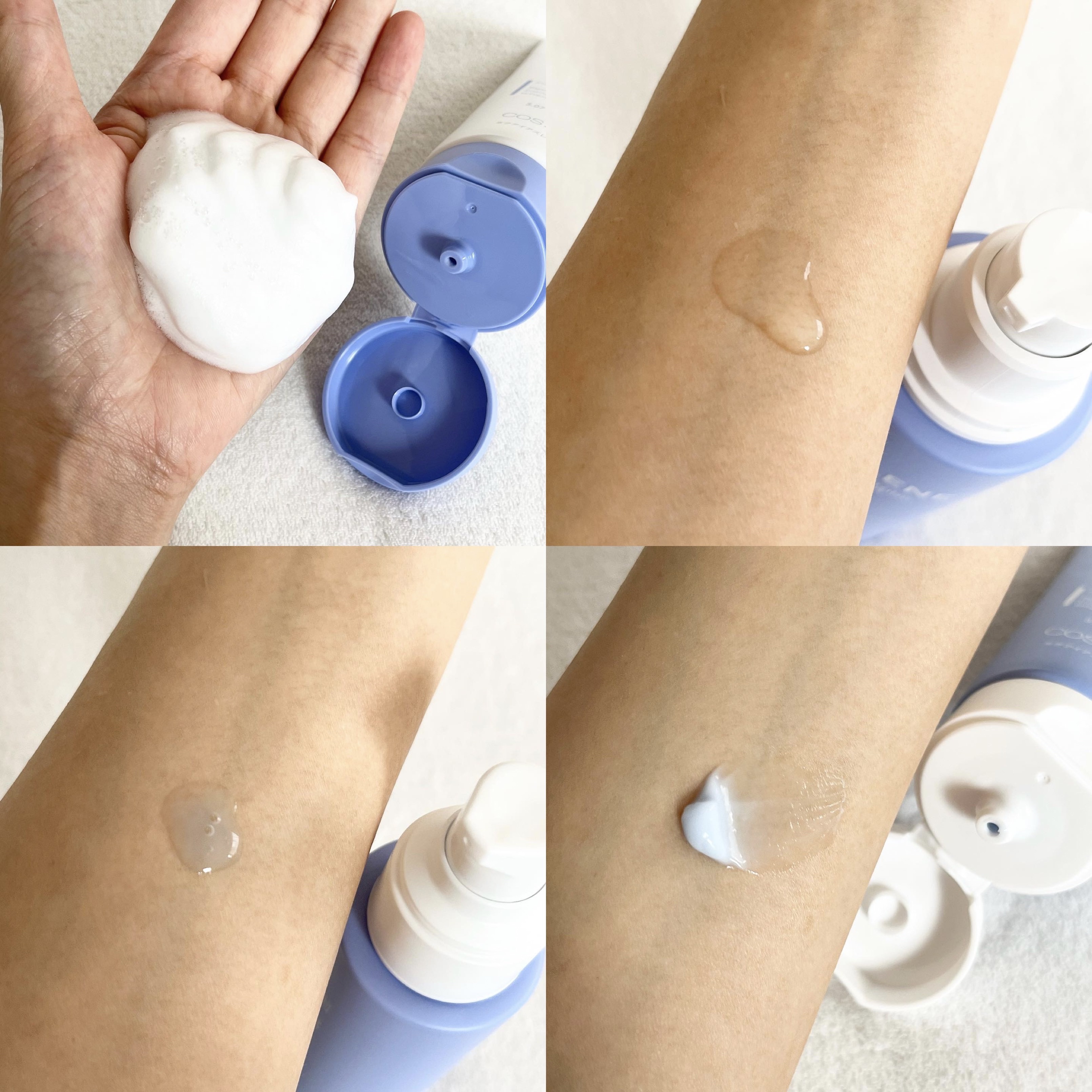 アズレンマイルドバランシングジェルフォーム/cos:mura/洗顔フォームを使ったクチコミ（2枚目）