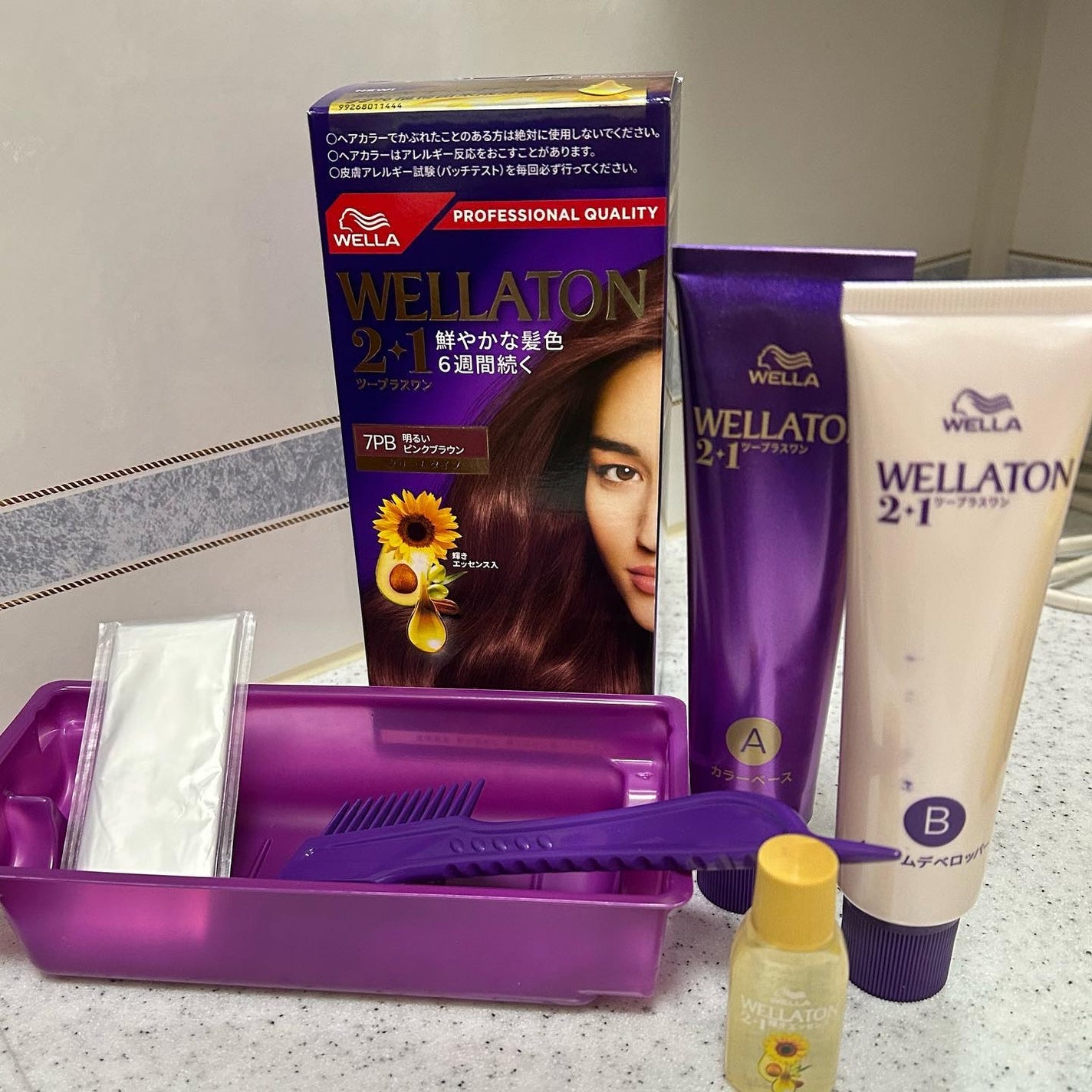 ウエラトーン ツープラスワン クリームタイプ/ウエラ/ヘアカラーを使ったクチコミ(3枚目)