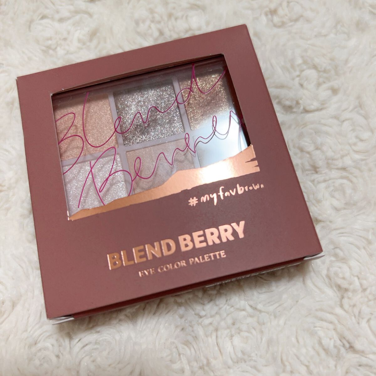 オーラクリエイション/BLEND BERRY/アイシャドウパレットを使ったクチコミ（2枚目）