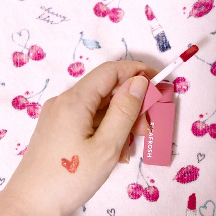 ジューシーリブティント/RICAFROSH/リップティントを使ったクチコミ(2枚目)