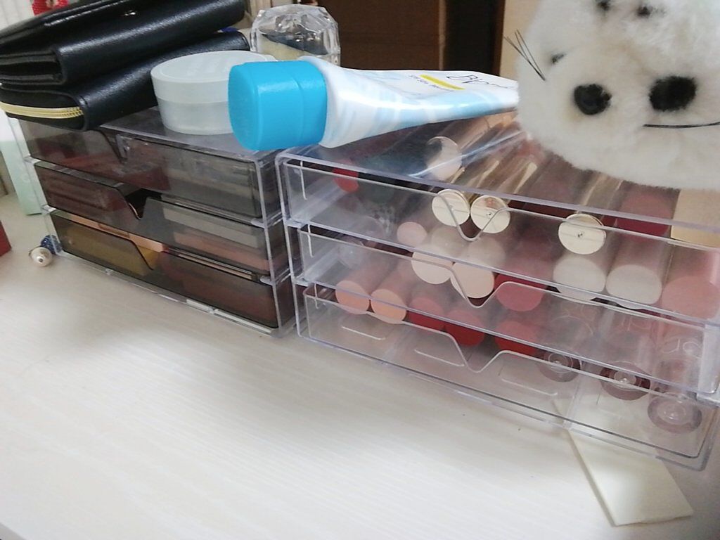 3段式クリアーケース/DAISO/その他化粧小物を使ったクチコミ(2枚目)