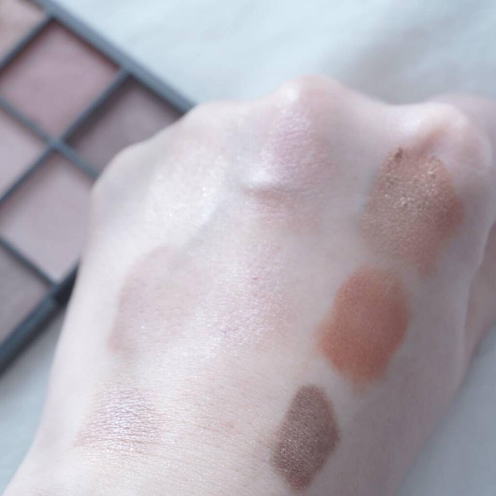 UR GLAM BLOOMING EYE COLOR PALETTE/U R GLAM/アイシャドウパレットを使ったクチコミ(2枚目)