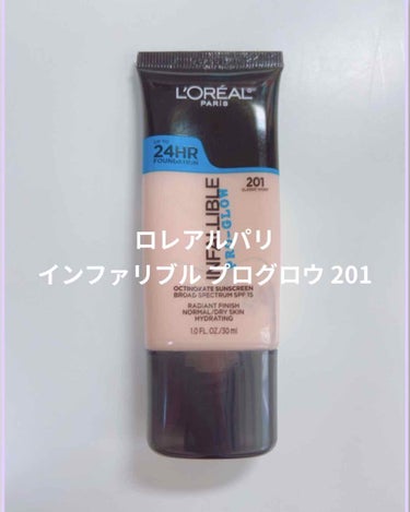              ♡ロレアルパリ♡
インファリブル プログロウ 201


こちらは以前ハワイで購入した物なので、同じ商品は日本にはないかな？？

本当はクリームファンデーションとして使うものだ