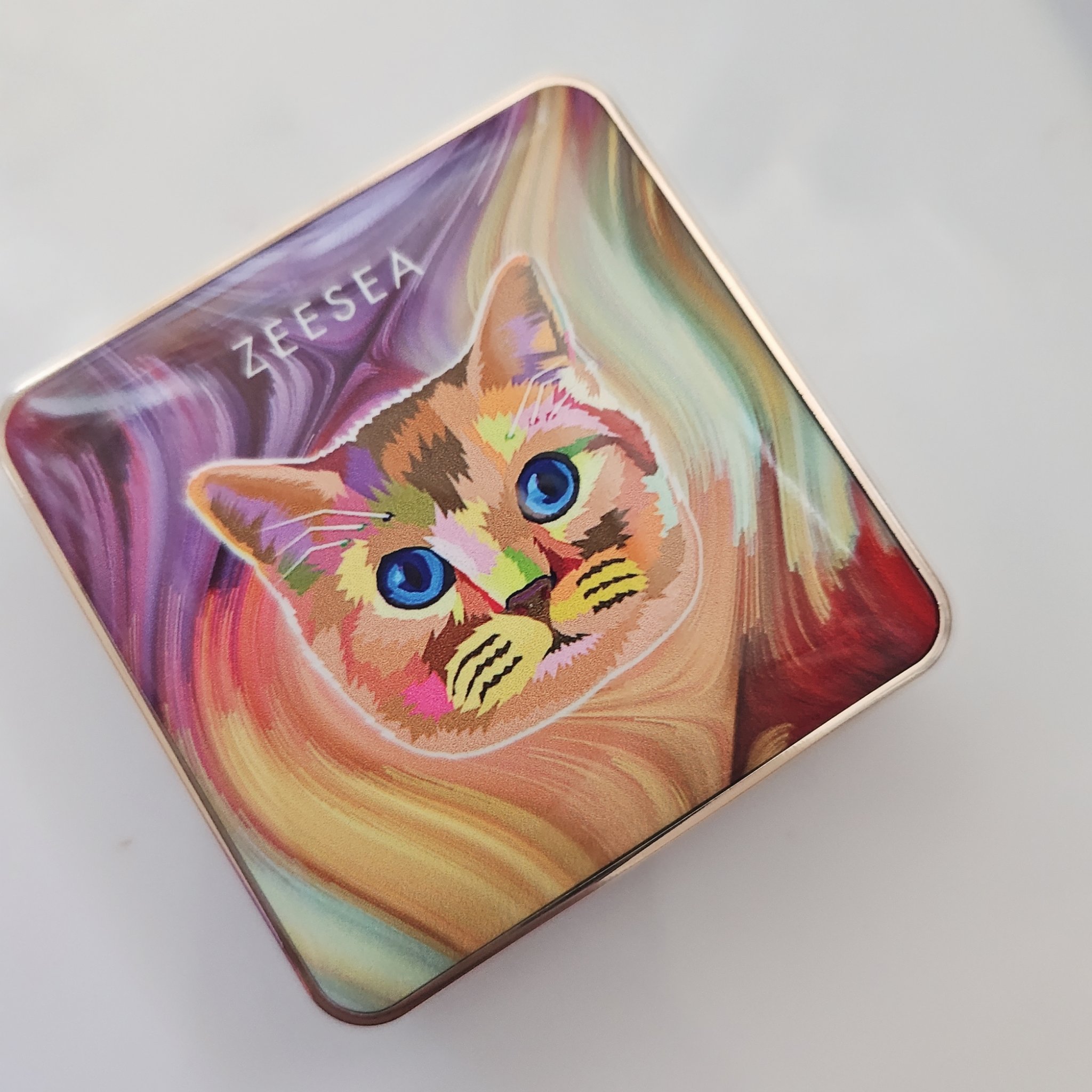 アニマルアイシャドウ(4シェード) 01 ミルクティー/ZEESEA/アイシャドウパレットを使ったクチコミ（2枚目）