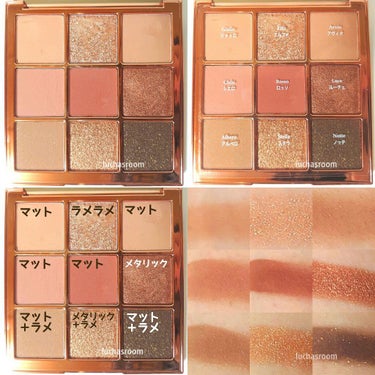 The Bella collection eyeshadow palette/CELEFIT/パウダーアイシャドウを使ったクチコミ（3枚目）