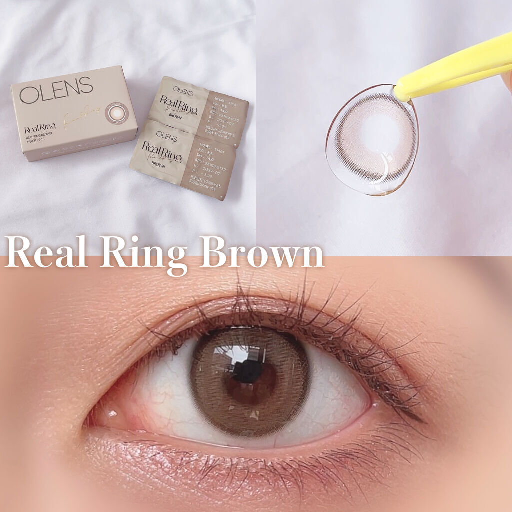 Real Ring 1Month/OLENS/１ヶ月（１MONTH）カラコンを使ったクチコミ（2枚目）