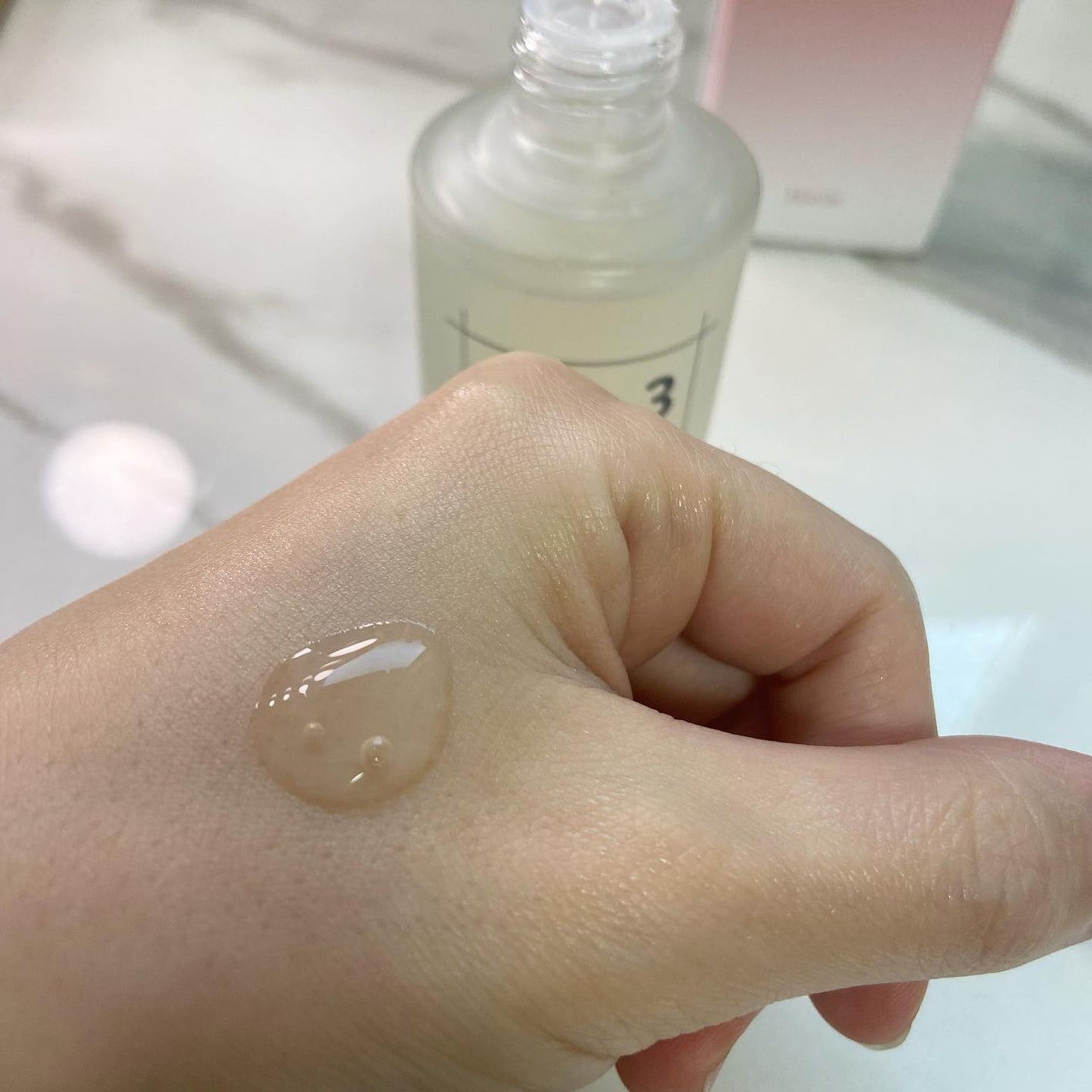 3番 すべすべキメケアセラム/numbuzin/美容液を使ったクチコミ(3枚目)