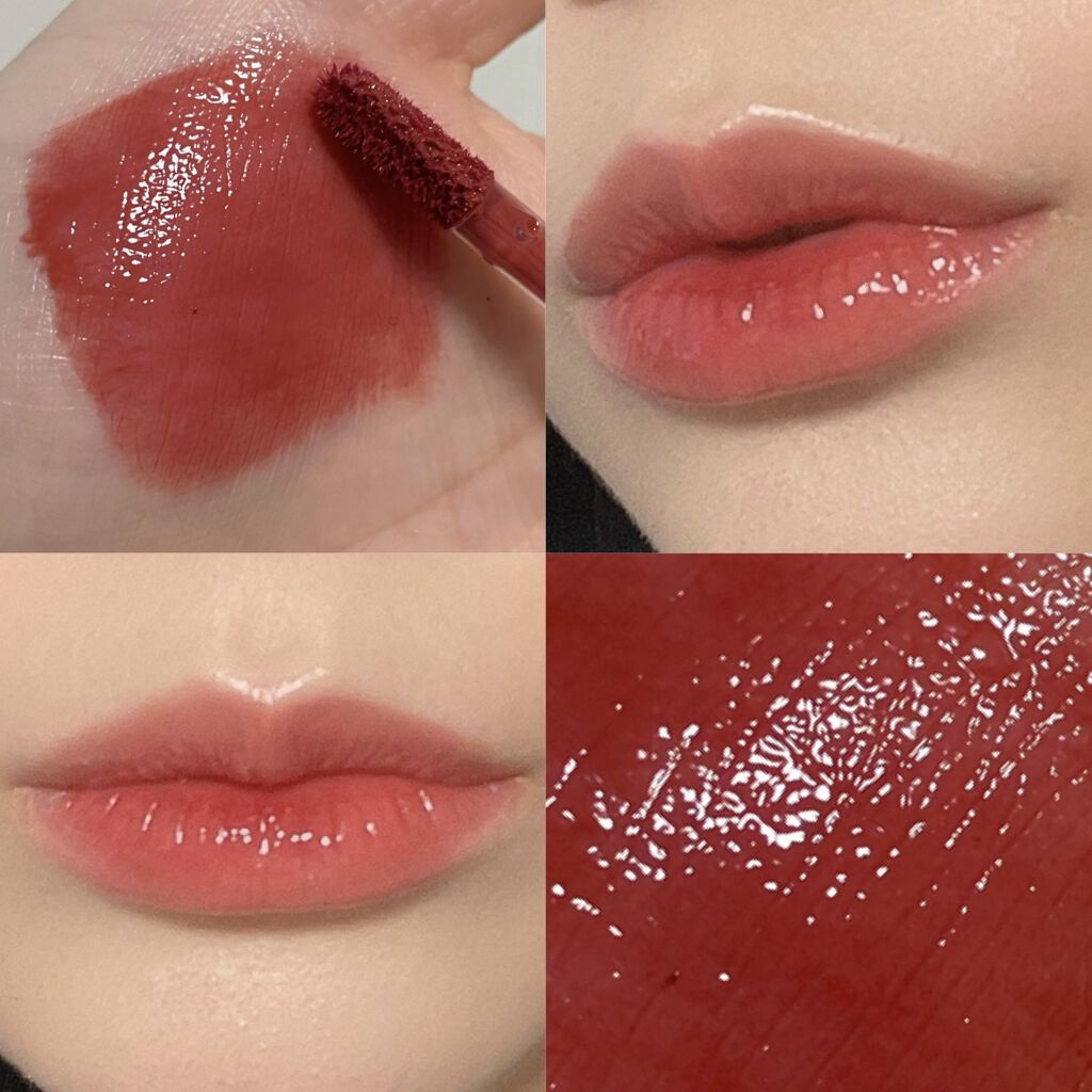 ジューシーラスティングティント/rom&nd/リップティントを使ったクチコミ（2枚目）