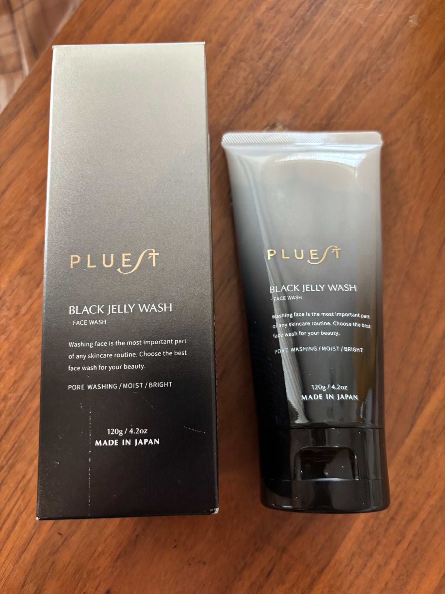 BLACK JELLY WASH(ブラックジェリーウォッシュ)/PLUEST/その他洗顔料を使ったクチコミ(1枚目)