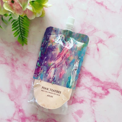 ピンクティーツリーライスシカウォッシュオフパック/APLIN/洗い流すパック・マスクを使ったクチコミ(1枚目)