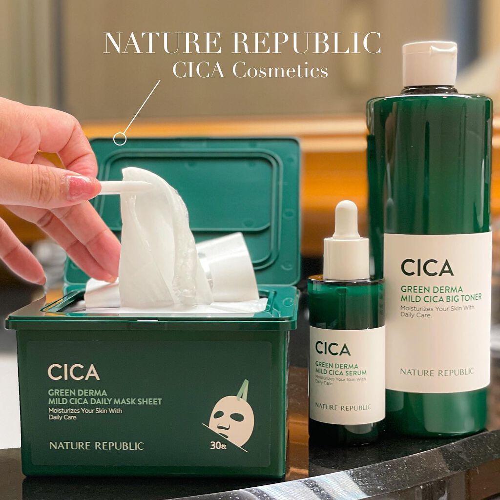 グリーン ダーマCICAビックトナー/ネイチャーリパブリック/化粧水を使ったクチコミ（1枚目）