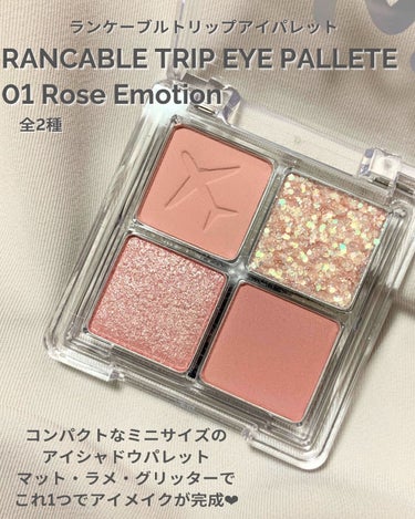 RANCABLE TRIP EYE PALETTE/IBIM/パウダーアイシャドウを使ったクチコミ（3枚目）