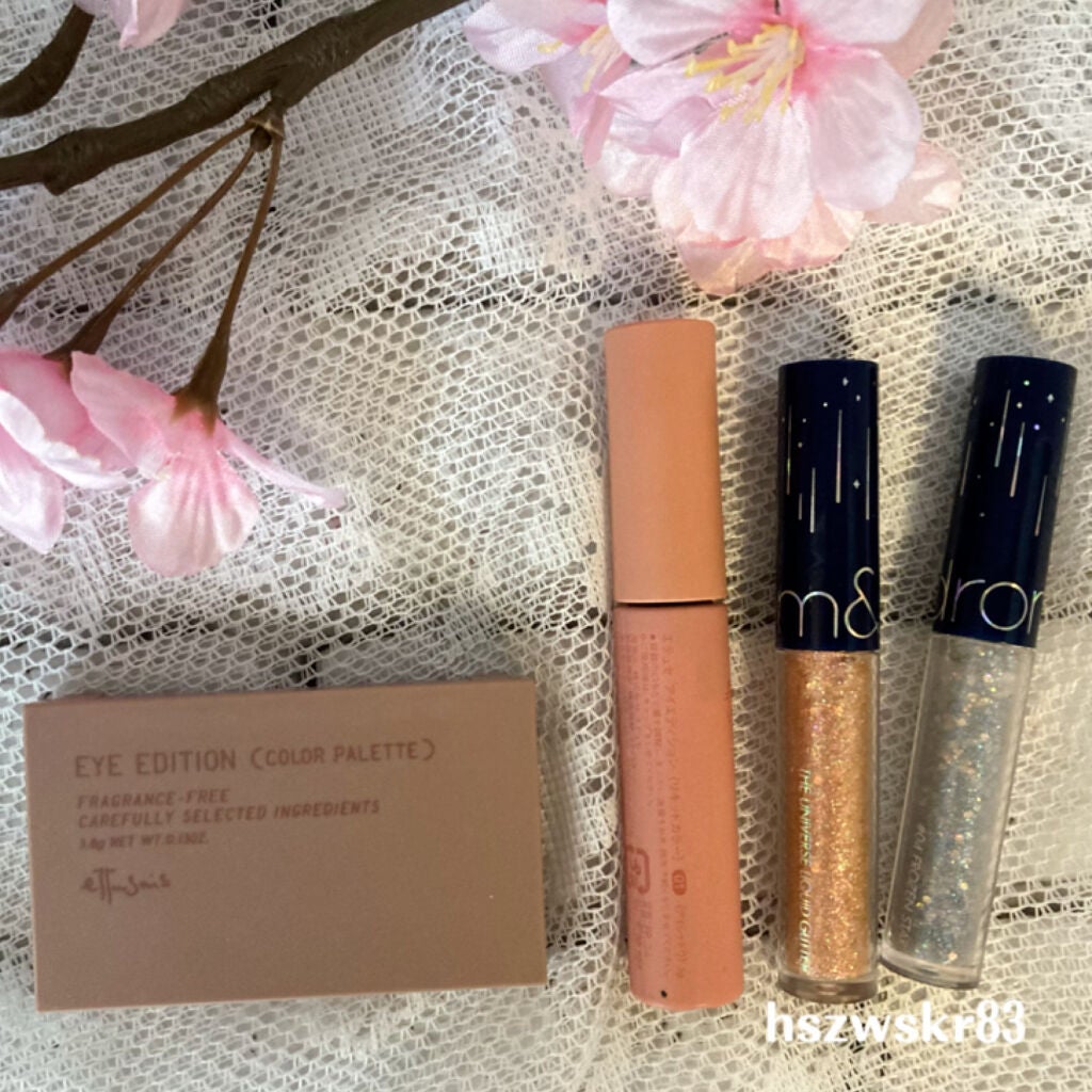 リキッド グリッター シャドウ/rom&nd/グリッターを使ったクチコミ(2枚目)