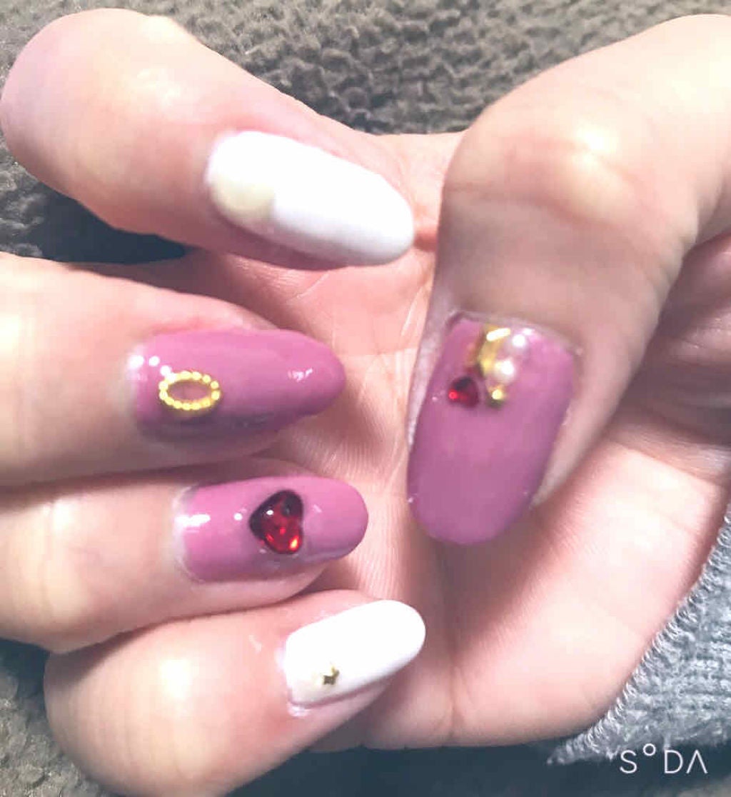 ジェルネイル(ライト対応)/セリア/ジェルネイルを使ったクチコミ(1枚目)