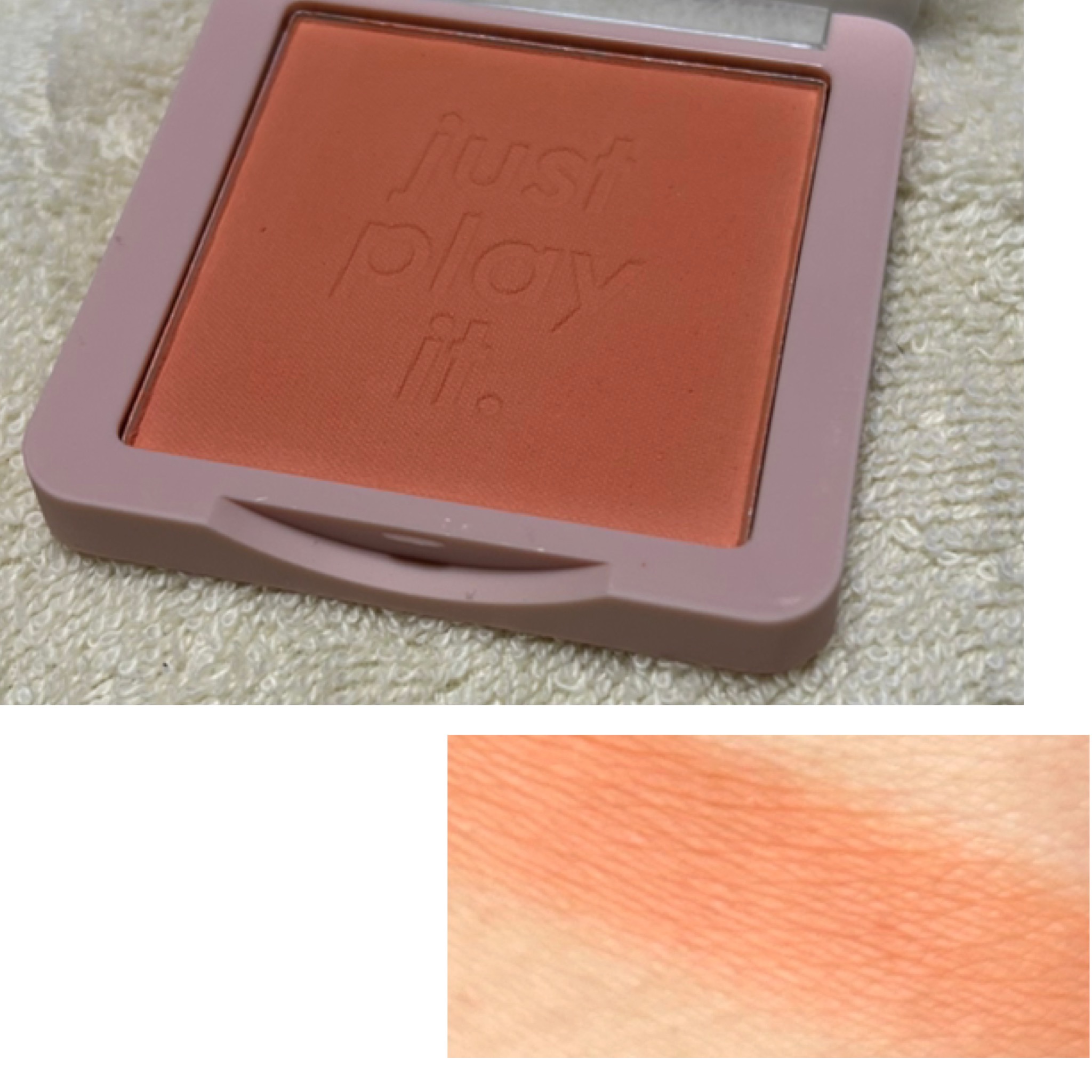 ヌードマットブラッシャー 10 マイブライトサン(My Bright Sun)/CathyDoll/パウダーチークを使ったクチコミ（2枚目）